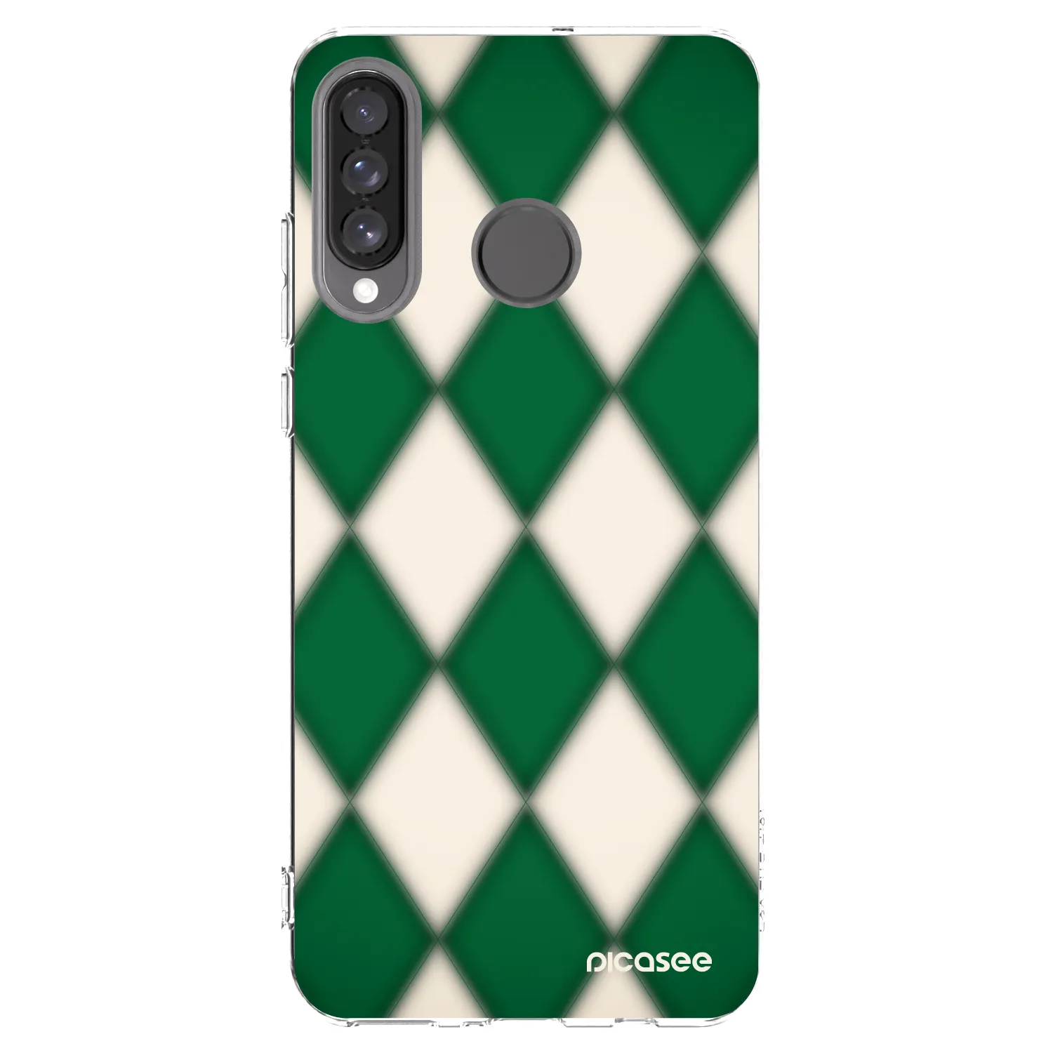 Picasee Huawei P30 Lite Hülle - Transparentes Silikon - Emerald Diamond