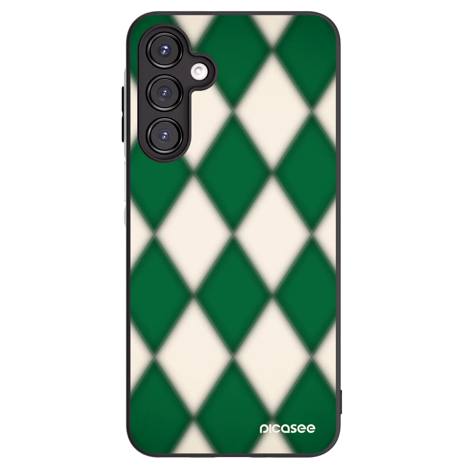 Picasee Samsung Galaxy A16 4G Hülle - Schwarzes Silikon - Emerald Diamond