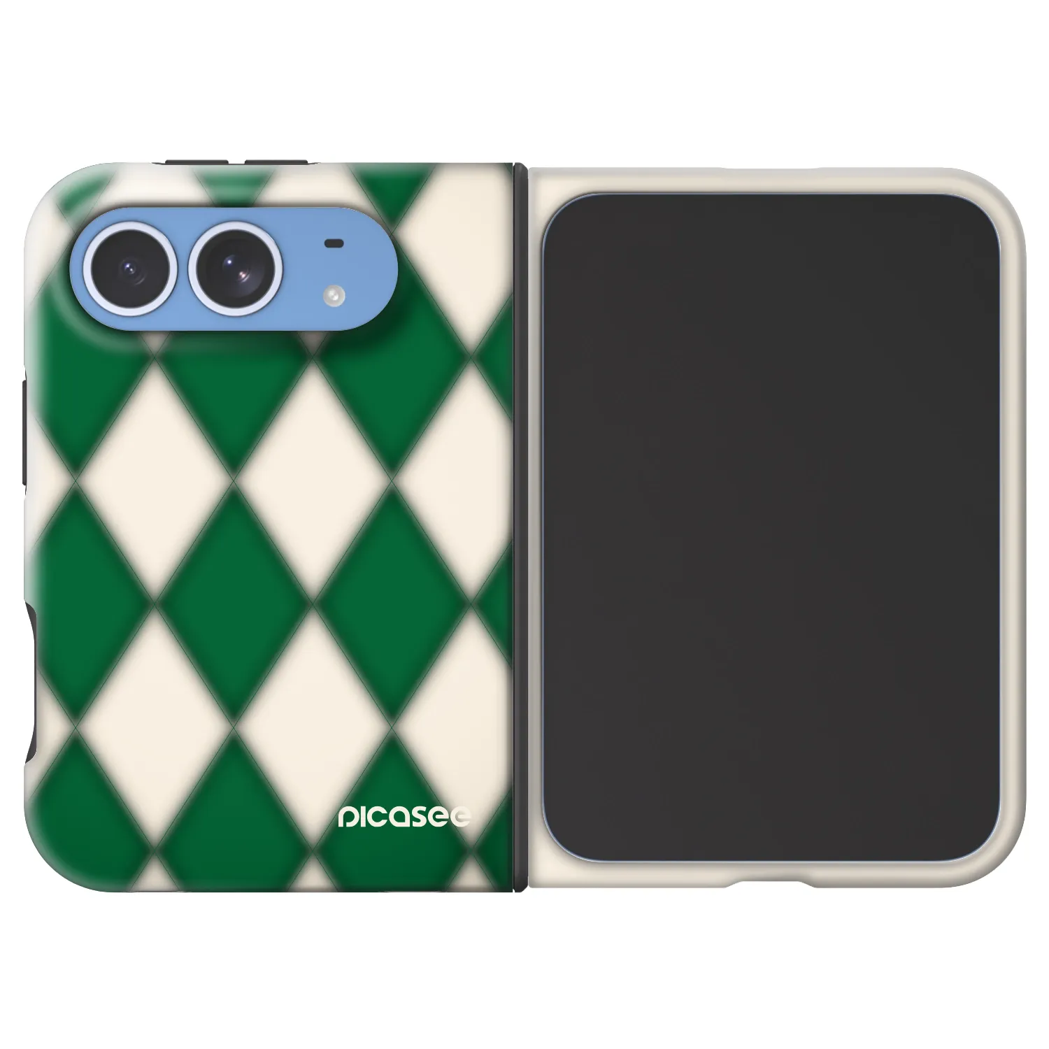 Picasee Fashion Case MagSafe für Apple iPhone Duo - Emerald Diamond