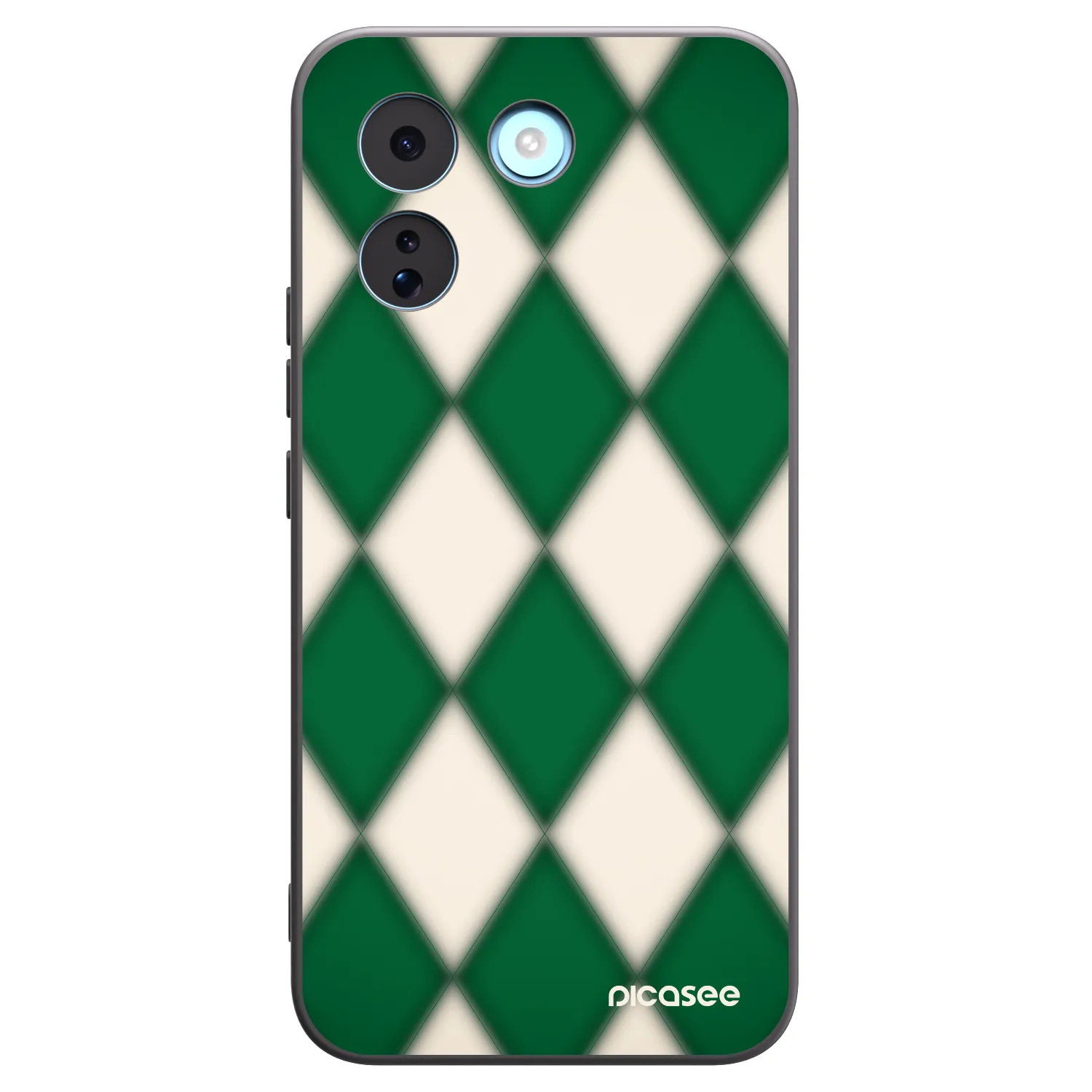 Picasee Xiaomi Redmi Note 17 Pro MAX 5G Hülle - Schwarzes Silikon - Emerald Diamond