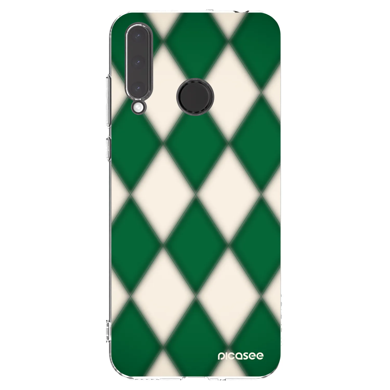 Picasee Honor 20 Lite Hülle - Transparentes Silikon - Emerald Diamond