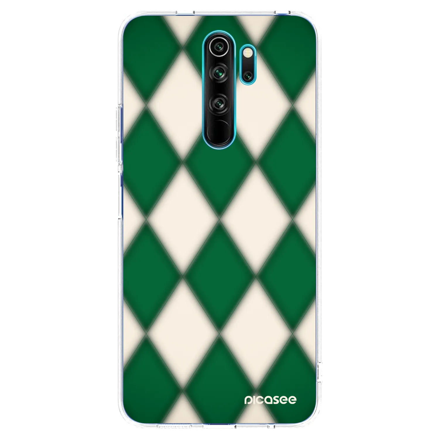Picasee Xiaomi Redmi Note 8 Pro Hülle - Transparentes Silikon - Emerald Diamond