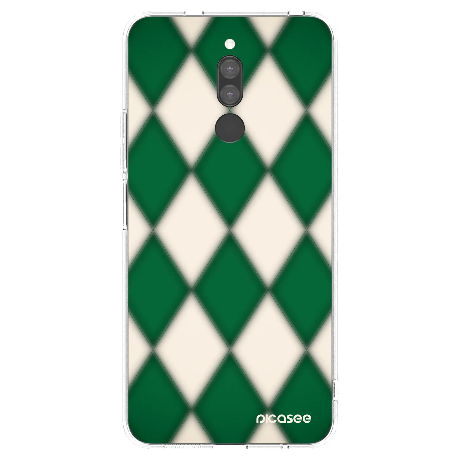 Picasee Xiaomi Redmi 8 Hülle - Transparentes Silikon - Emerald Diamond