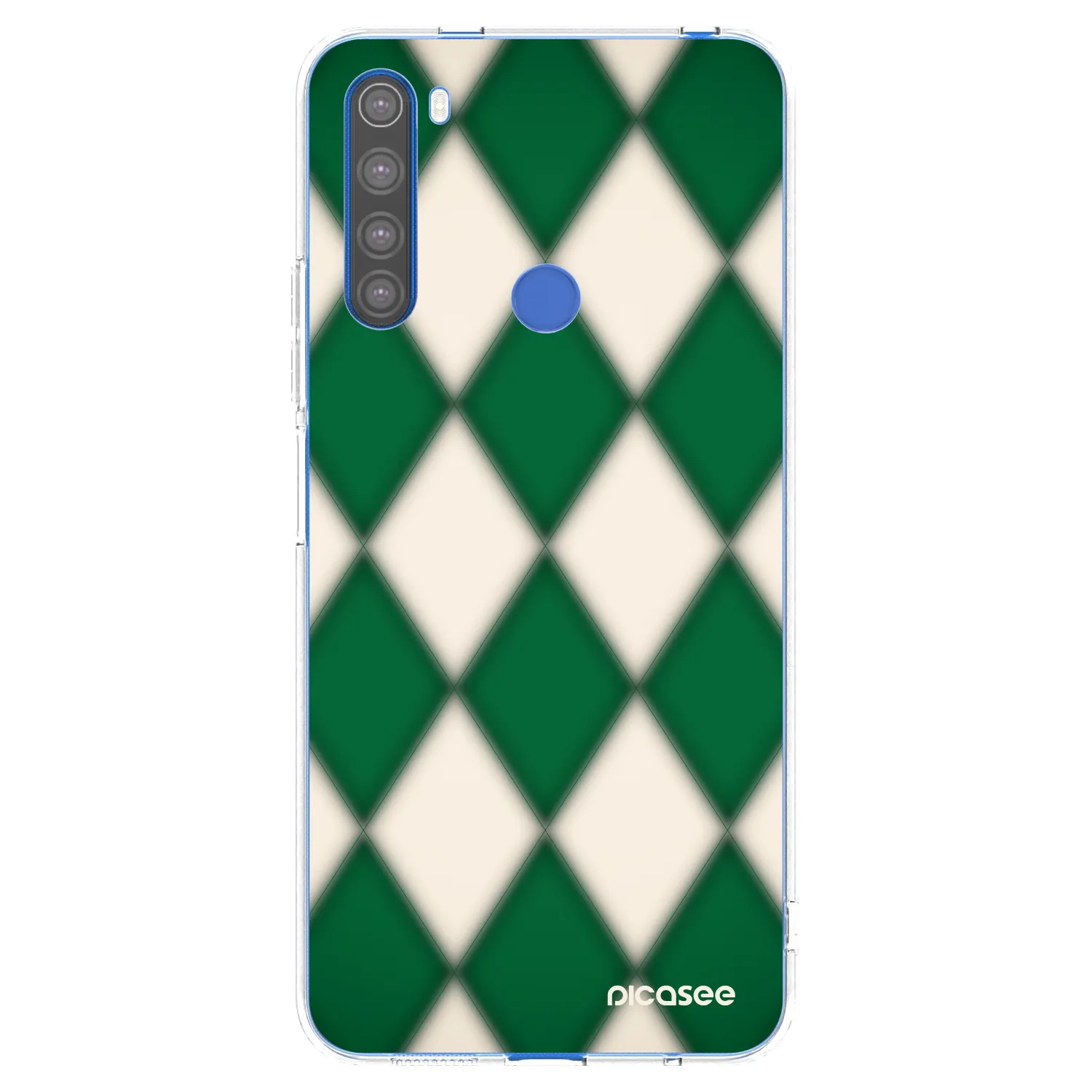 Picasee Xiaomi Redmi Note 8T Hülle - Transparentes Silikon - Emerald Diamond