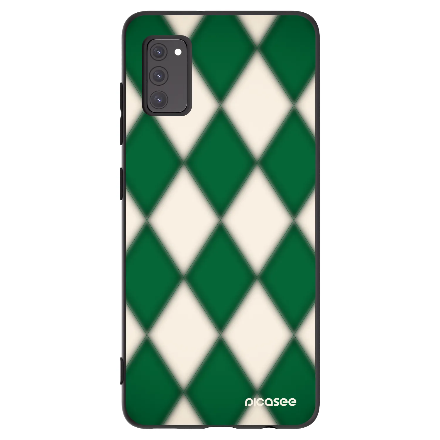 Picasee Samsung Galaxy A41 A415F Hülle - Schwarzes Silikon - Emerald Diamond