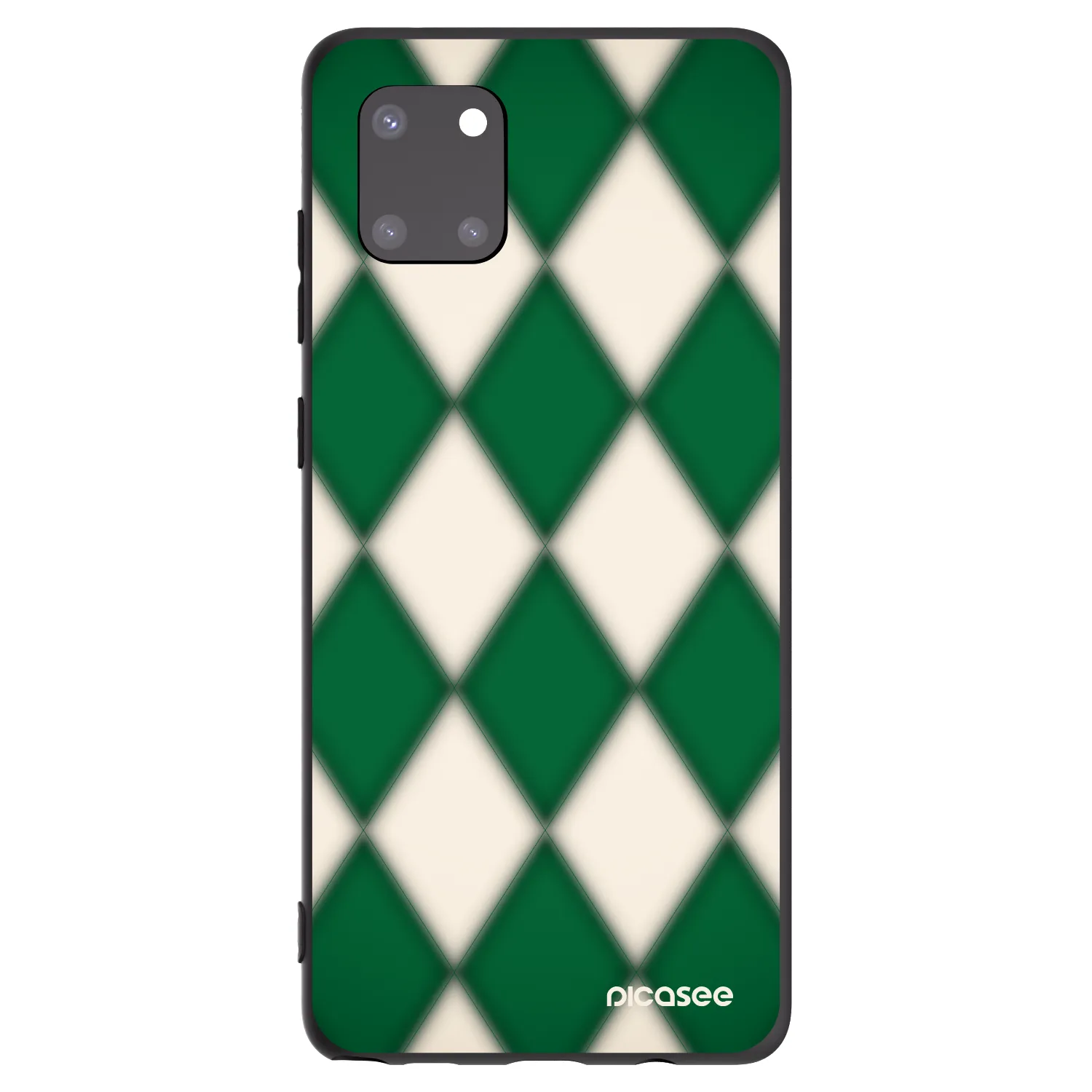 Picasee Samsung Galaxy Note 10 Lite N770F Hülle - Schwarzes Silikon - Emerald Diamond