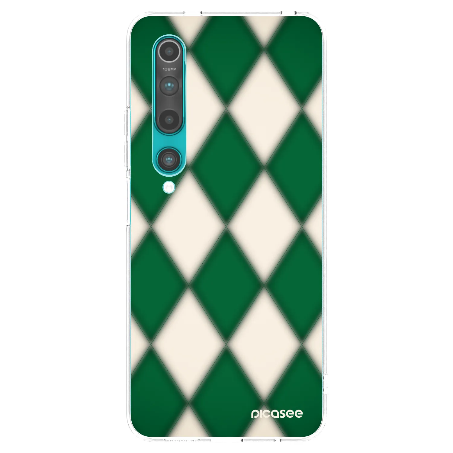 Picasee Xiaomi Mi 10 Hülle - Transparentes Silikon - Emerald Diamond