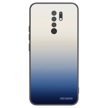 Picasee Xiaomi Redmi 9 Hülle - Schwarzes Silikon - Gravity Fade