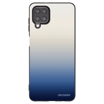 Picasee Samsung Galaxy A12 A125F Hülle - Schwarzes Silikon - Gravity Fade