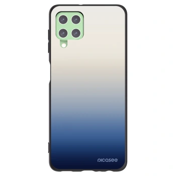 Picasee Samsung Galaxy A22 A225F 4G Hülle - Schwarzes Silikon - Gravity Fade