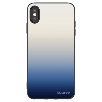 Picasee Apple iPhone XS Max Hülle - Schwarzes Silikon - Gravity Fade