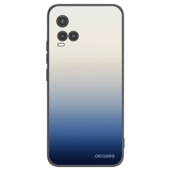 Picasee Vivo Y33s Hülle - Schwarzes Silikon - Gravity Fade