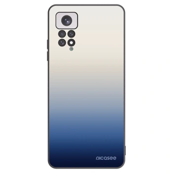 Picasee Xiaomi Redmi Note 11 Hülle - Schwarzes Silikon - Gravity Fade