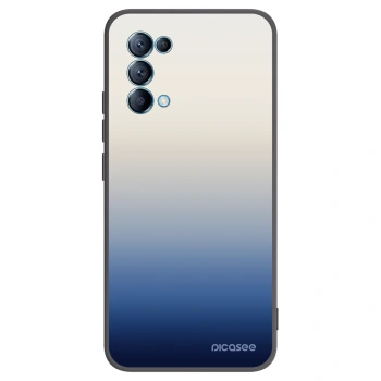 Picasee OPPO Reno 5 5G Hülle - Schwarzes Silikon - Gravity Fade