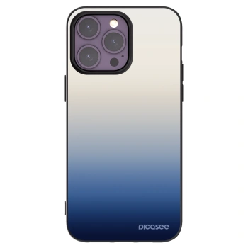 Picasee Apple iPhone 14 Pro Max Hülle - Schwarzes Silikon - Gravity Fade
