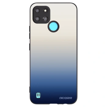 Picasee Realme C21Y Hülle - Schwarzes Silikon - Gravity Fade