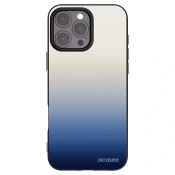 Picasee Apple iPhone 16 Pro Max Hülle - Schwarzes Silikon - Gravity Fade