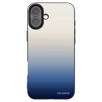 Picasee Apple iPhone 16 Plus Hülle - Schwarzes Silikon - Gravity Fade