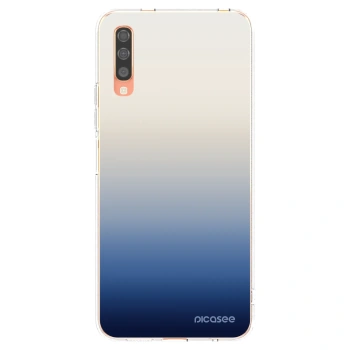 Picasee Samsung Galaxy A70 A705F Hülle - Transparentes Silikon - Gravity Fade