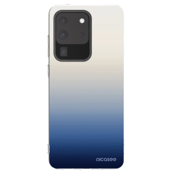 Picasee Samsung Galaxy S20 Ultra 5G G988F Hülle - Transparentes Silikon - Gravity Fade