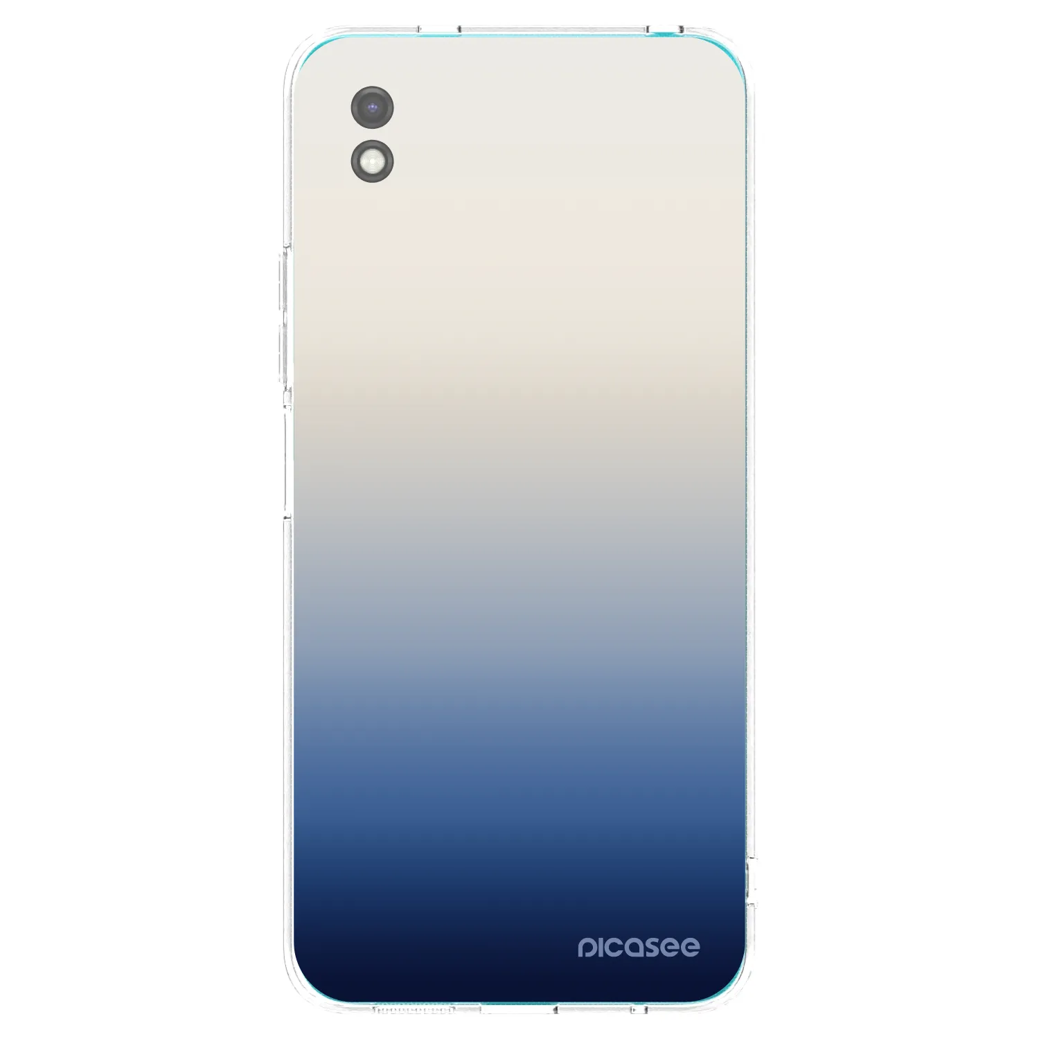 Picasee Xiaomi Redmi 9A Hülle - Schwarzes Silikon - Gravity Fade