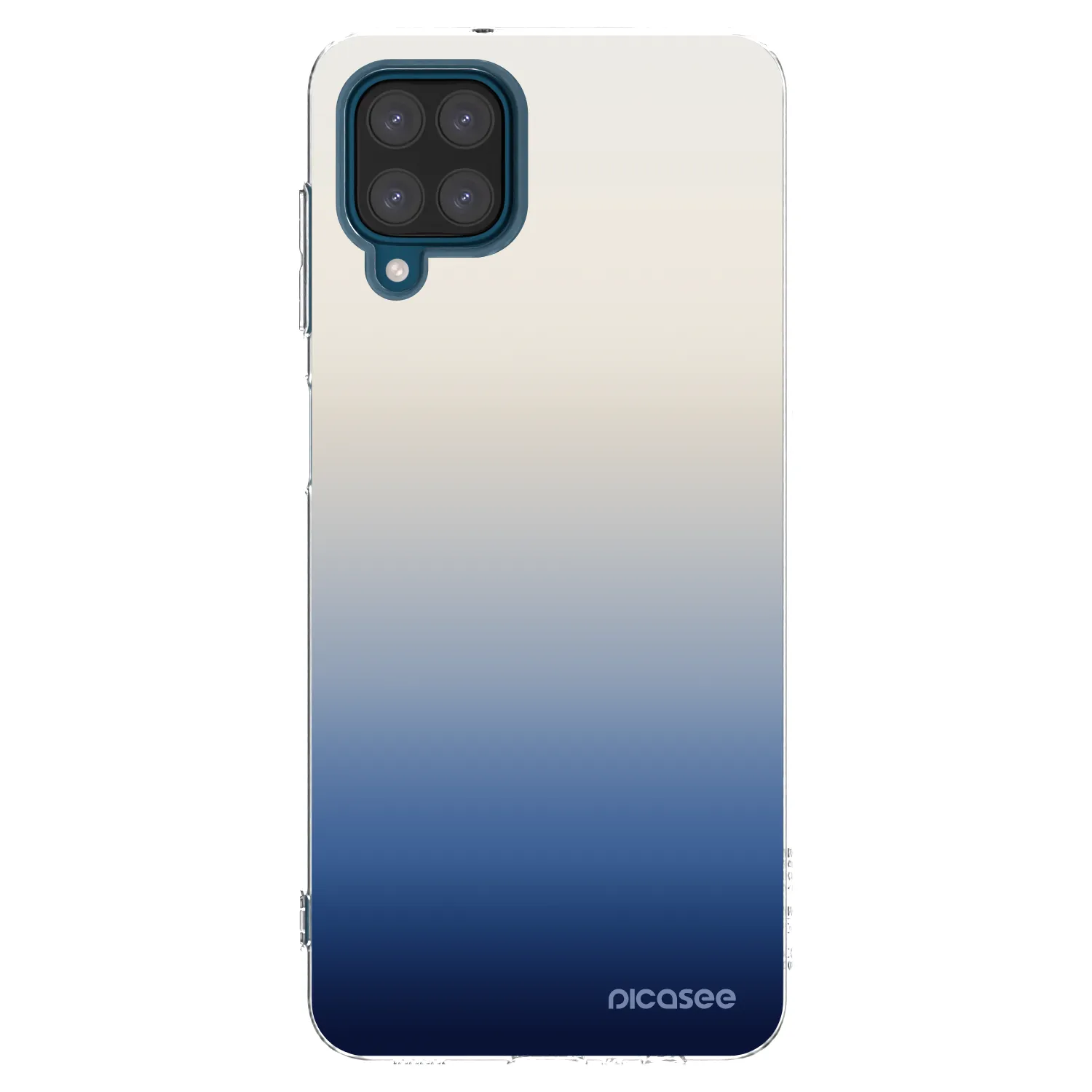 Picasee Samsung Galaxy A12 A125F Hülle - Transparentes Silikon - Gravity Fade
