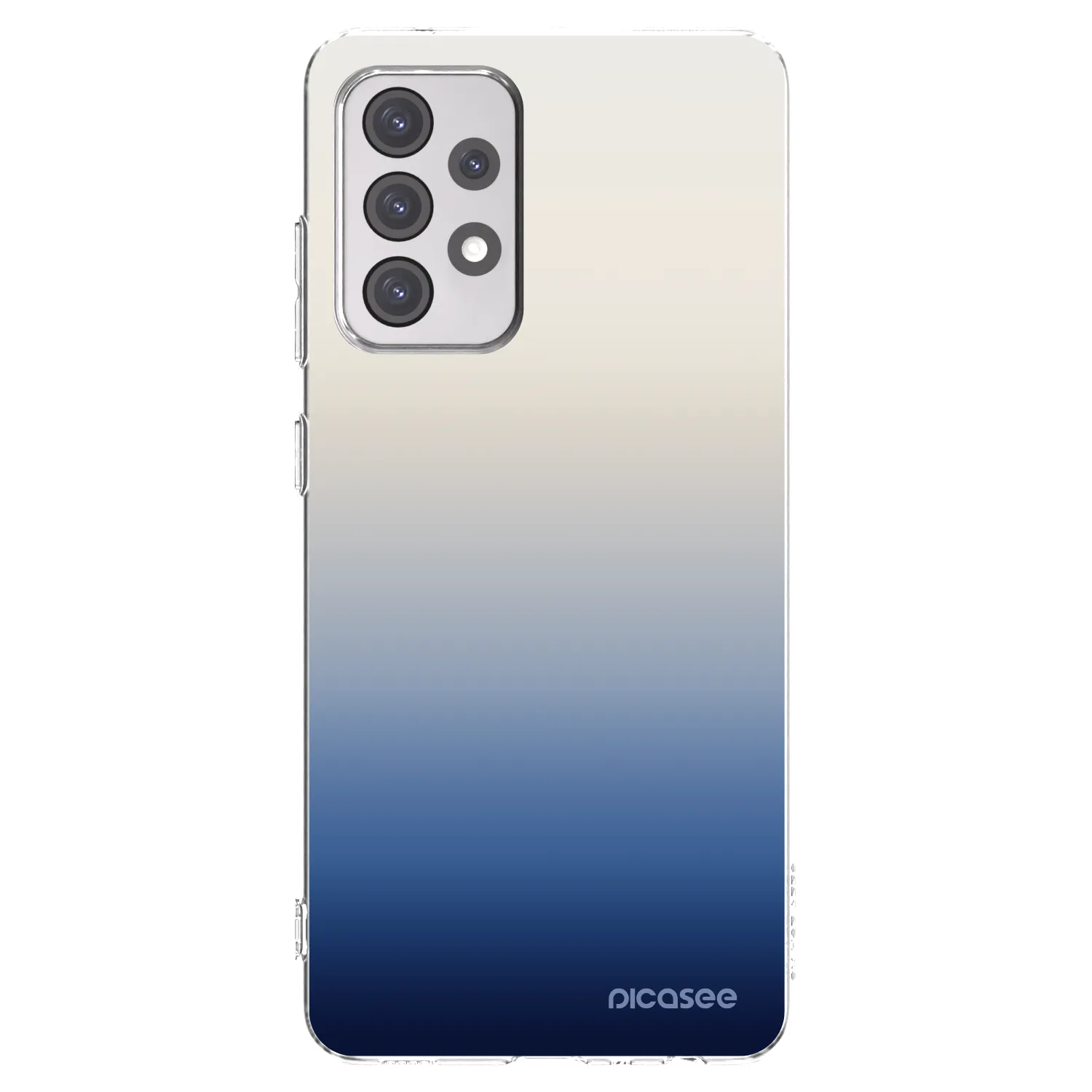 Picasee Samsung Galaxy A52 5G A525F Hülle - Transparentes Silikon - Gravity Fade