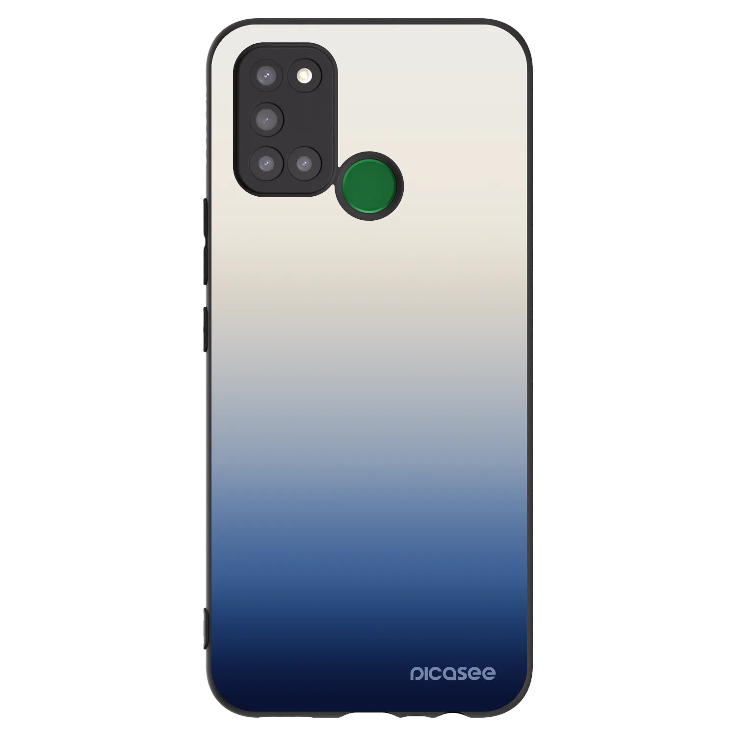 Picasee Realme 7i Hülle - Schwarzes Silikon - Gravity Fade