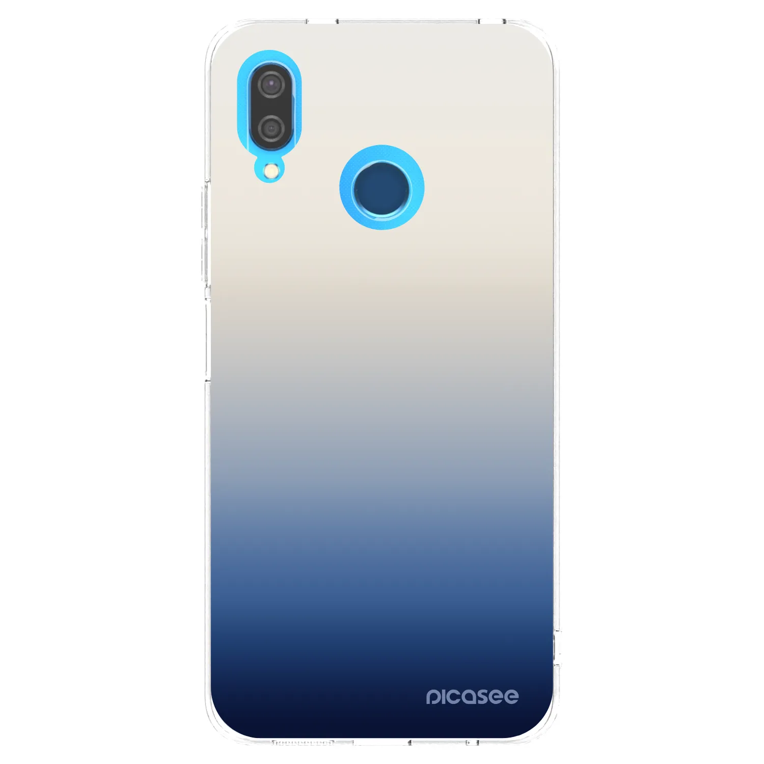 Picasee Huawei P20 Lite Hülle - Transparentes Silikon - Gravity Fade