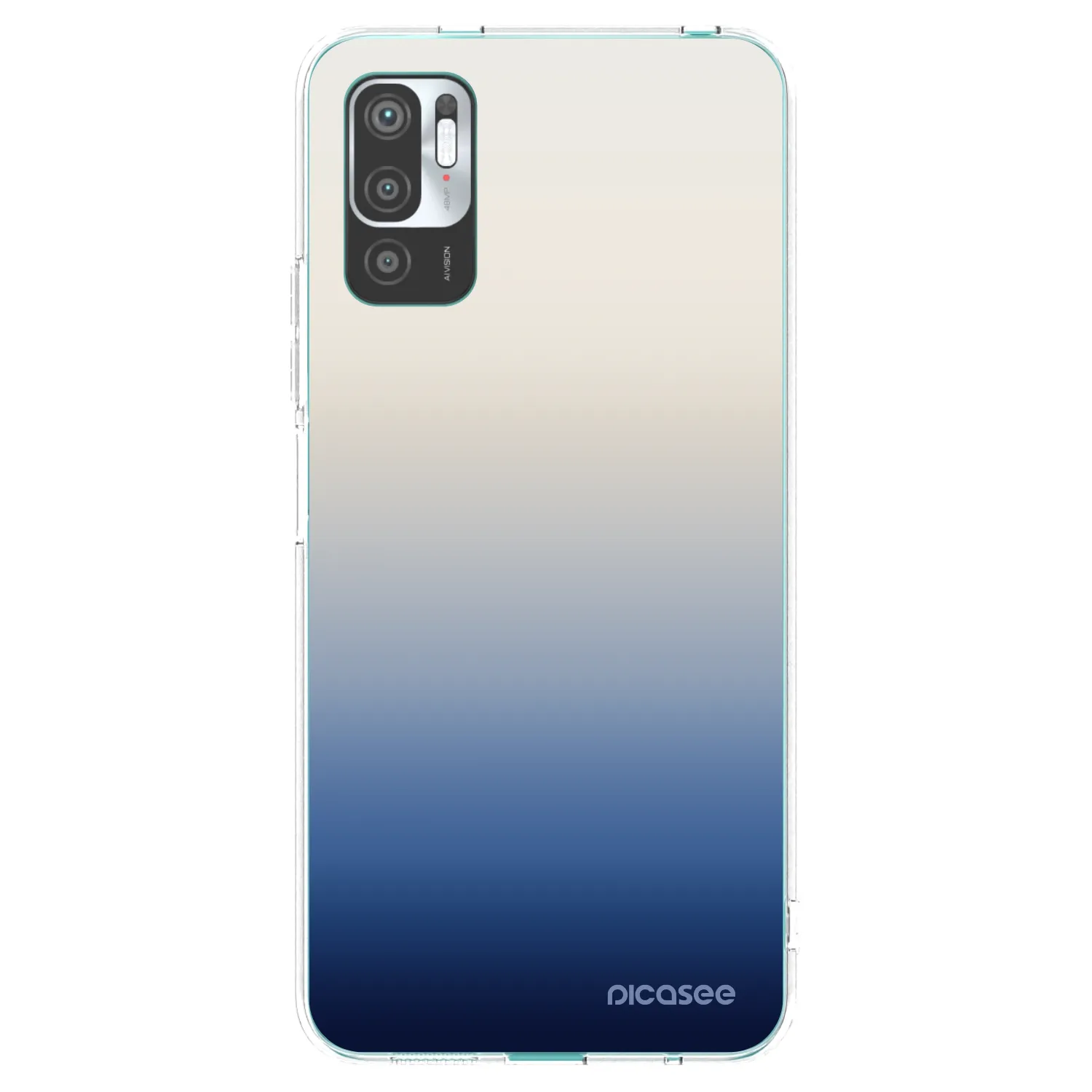 Picasee Xiaomi Redmi Note 10 5G Hülle - Transparentes Silikon - Gravity Fade