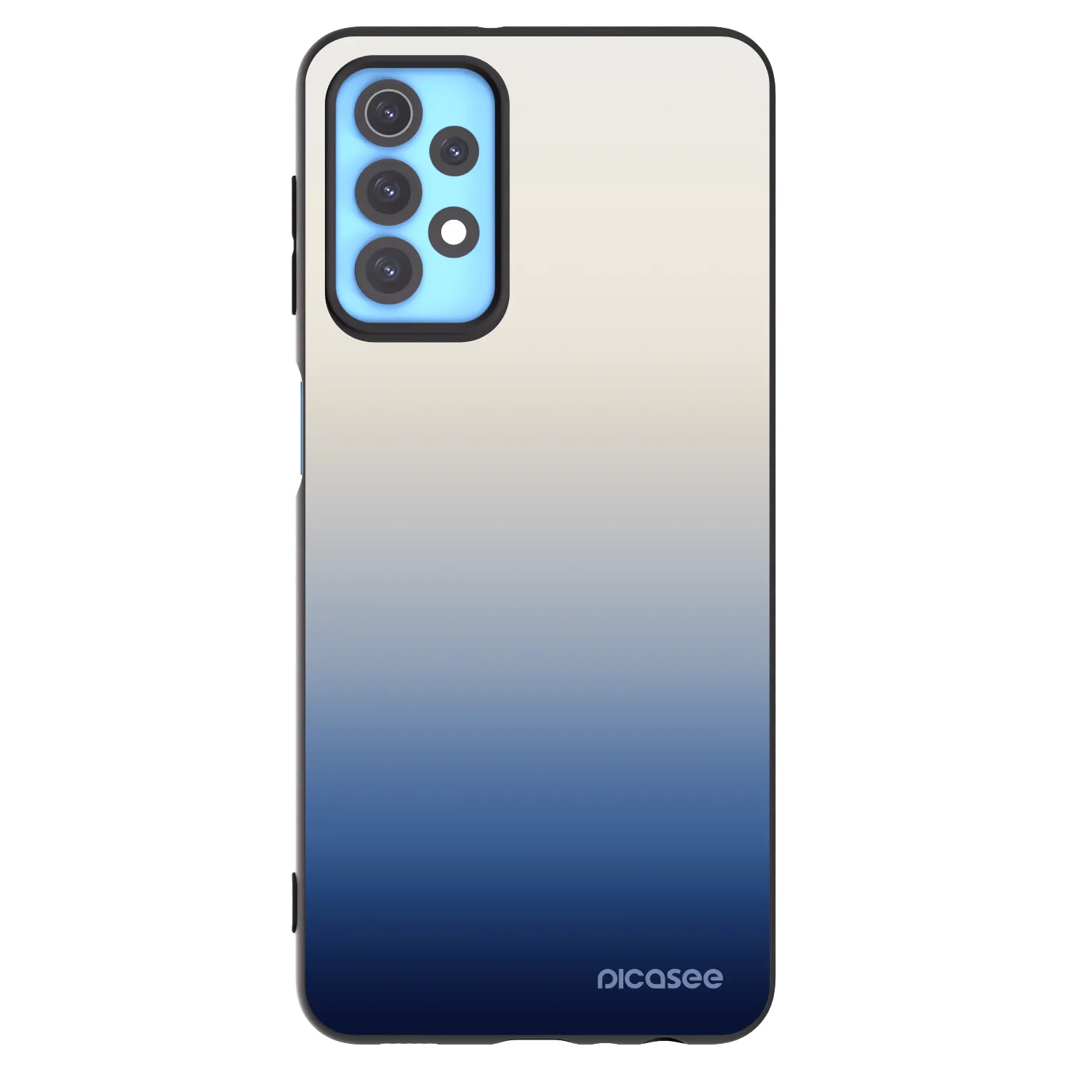 Picasee Samsung Galaxy A32 4G SM-A325F Hülle - Schwarzes Silikon - Gravity Fade