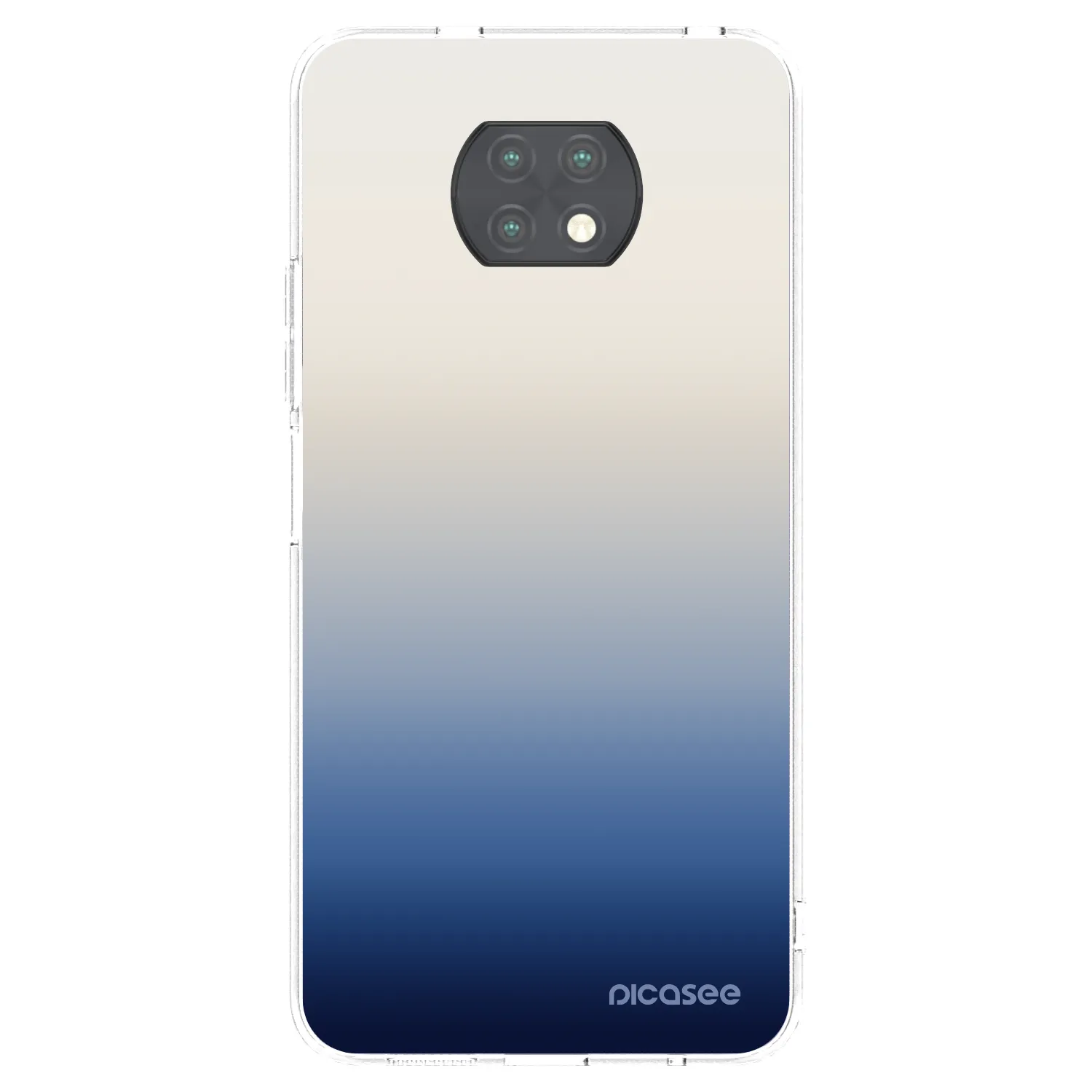 Picasee Xiaomi Redmi Note 9T Hülle - Transparentes Silikon - Gravity Fade