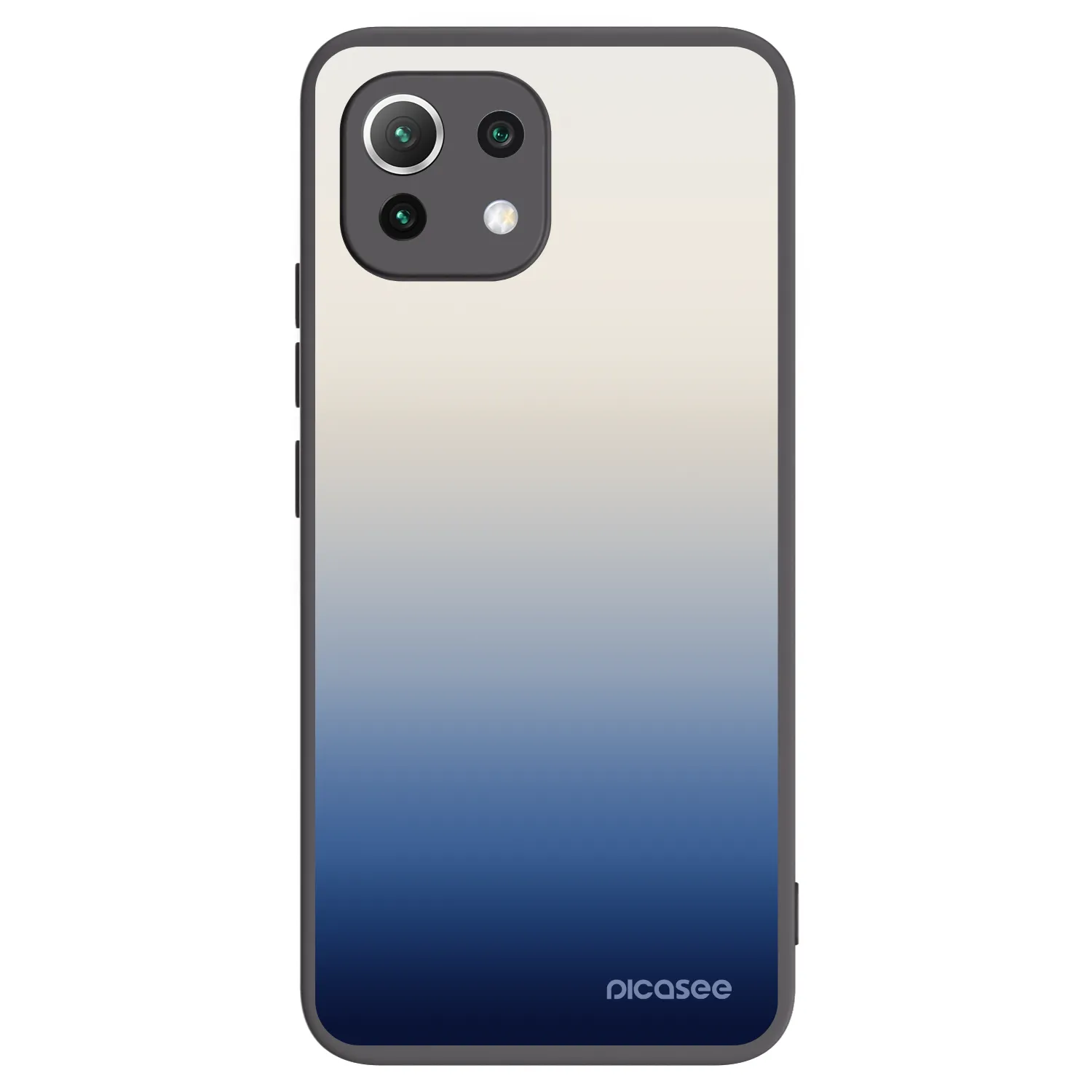 Picasee Xiaomi 11 Lite 5G NE Hülle - Schwarzes Silikon - Gravity Fade