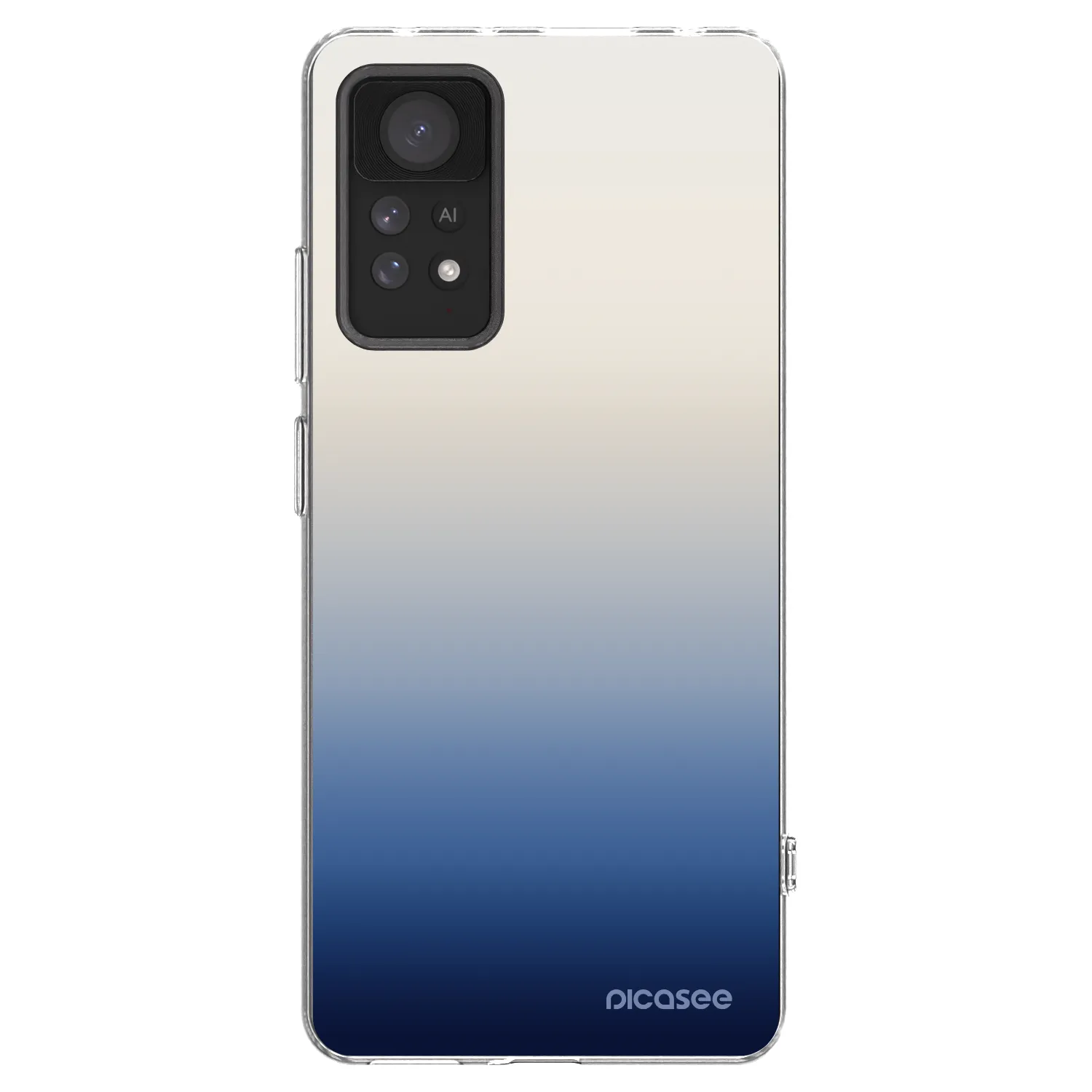 Picasee Xiaomi Redmi Note 11 Pro Hülle - Transparentes Silikon - Gravity Fade