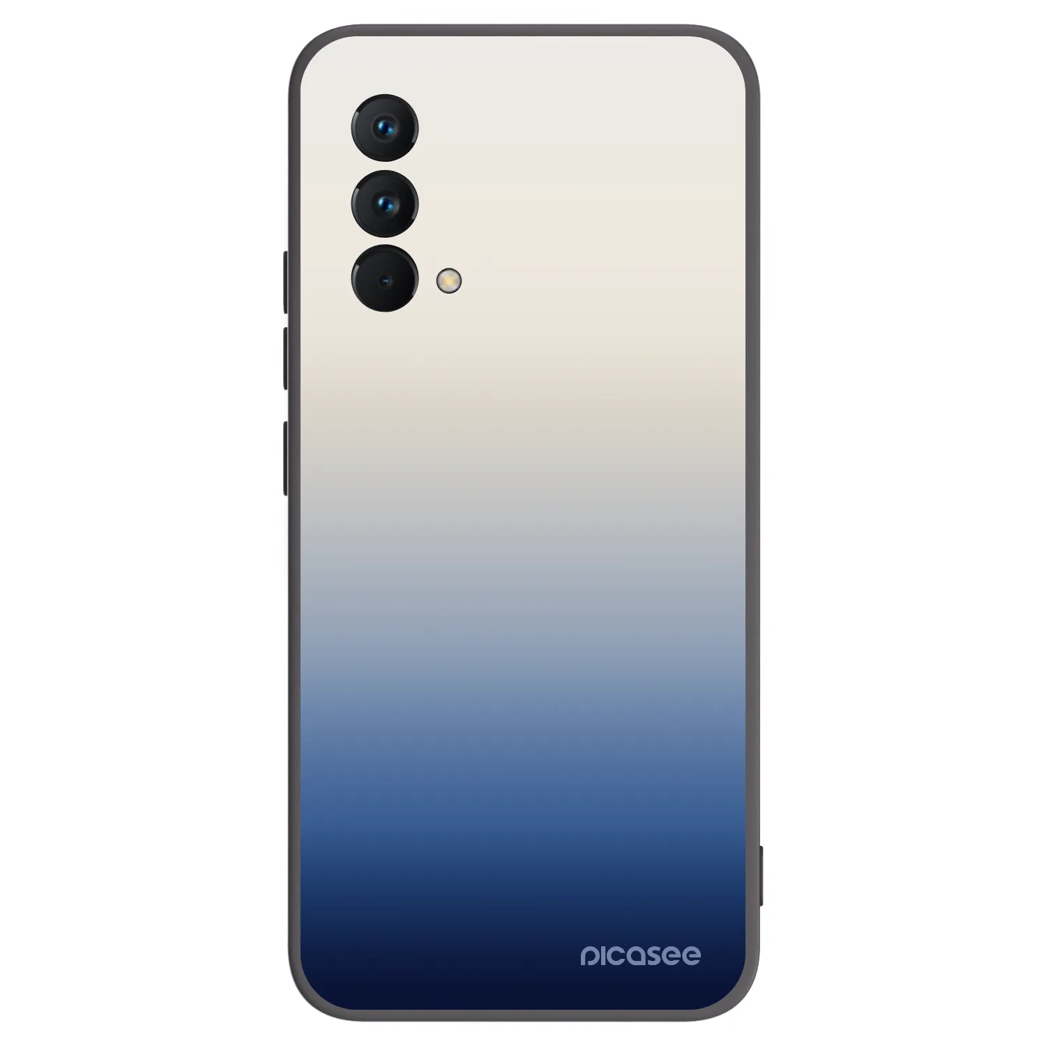 Picasee Realme GT Master Edition 5G Hülle - Schwarzes Silikon - Gravity Fade