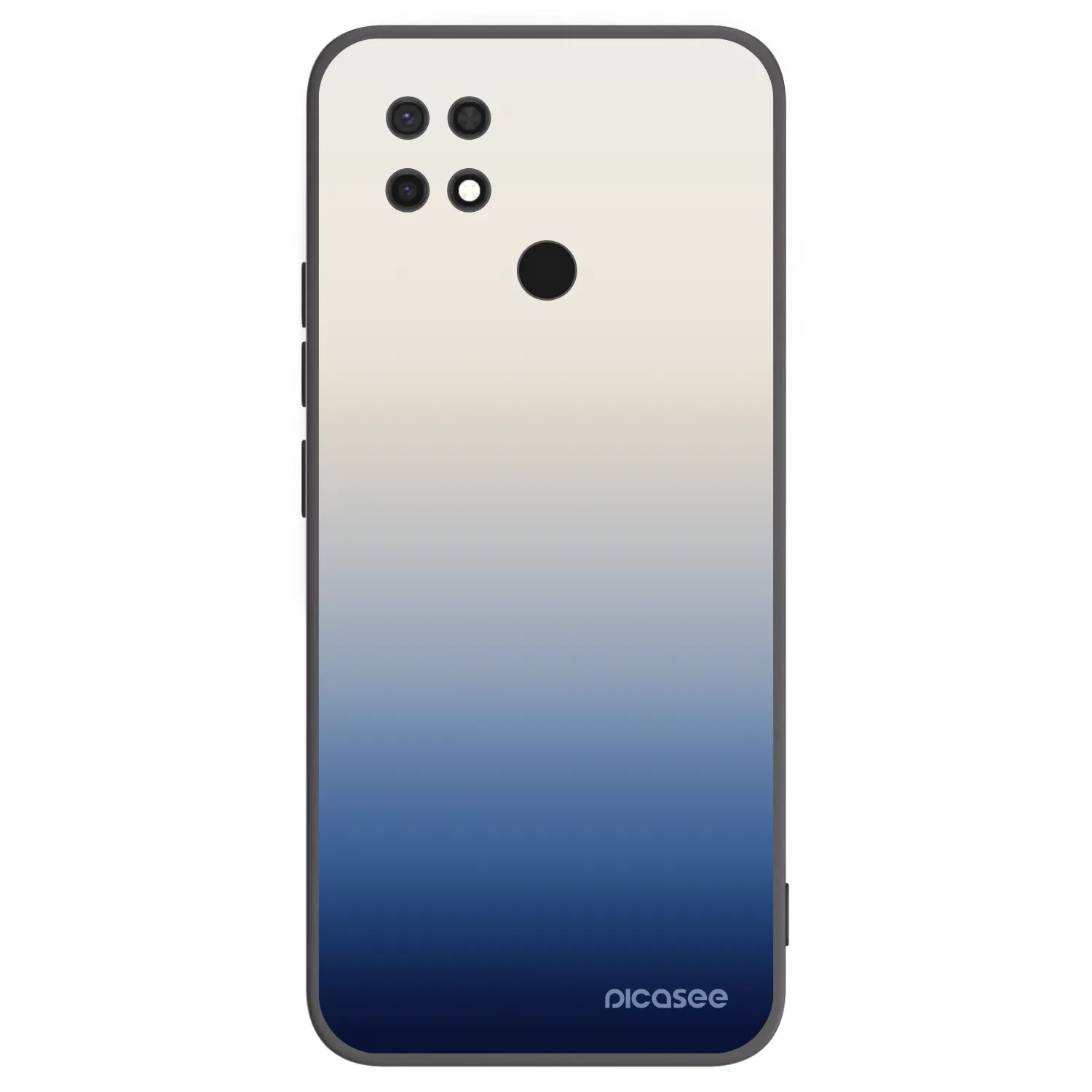 Picasee Xiaomi Redmi 10C Hülle - Schwarzes Silikon - Gravity Fade