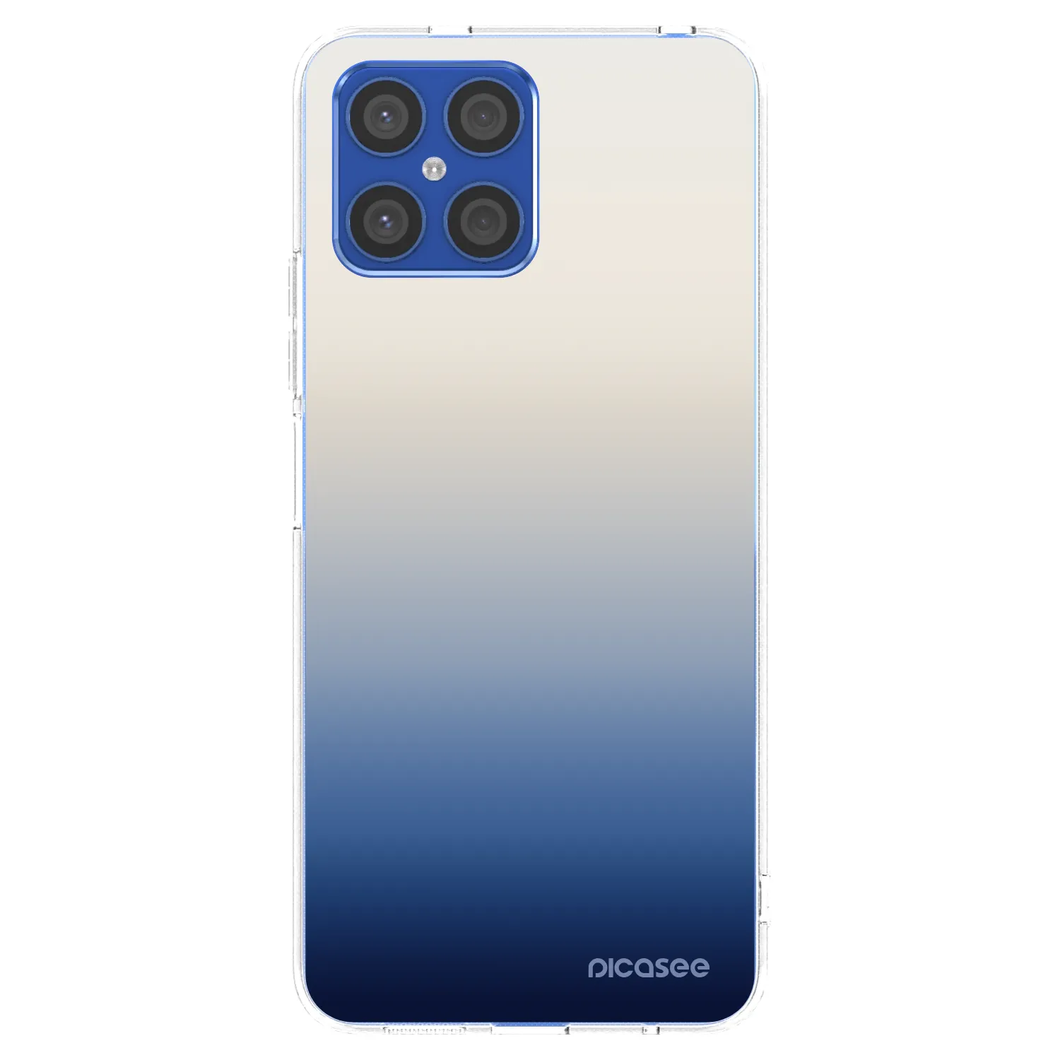 Picasee Honor X8 4G Hülle - Transparentes Silikon - Gravity Fade