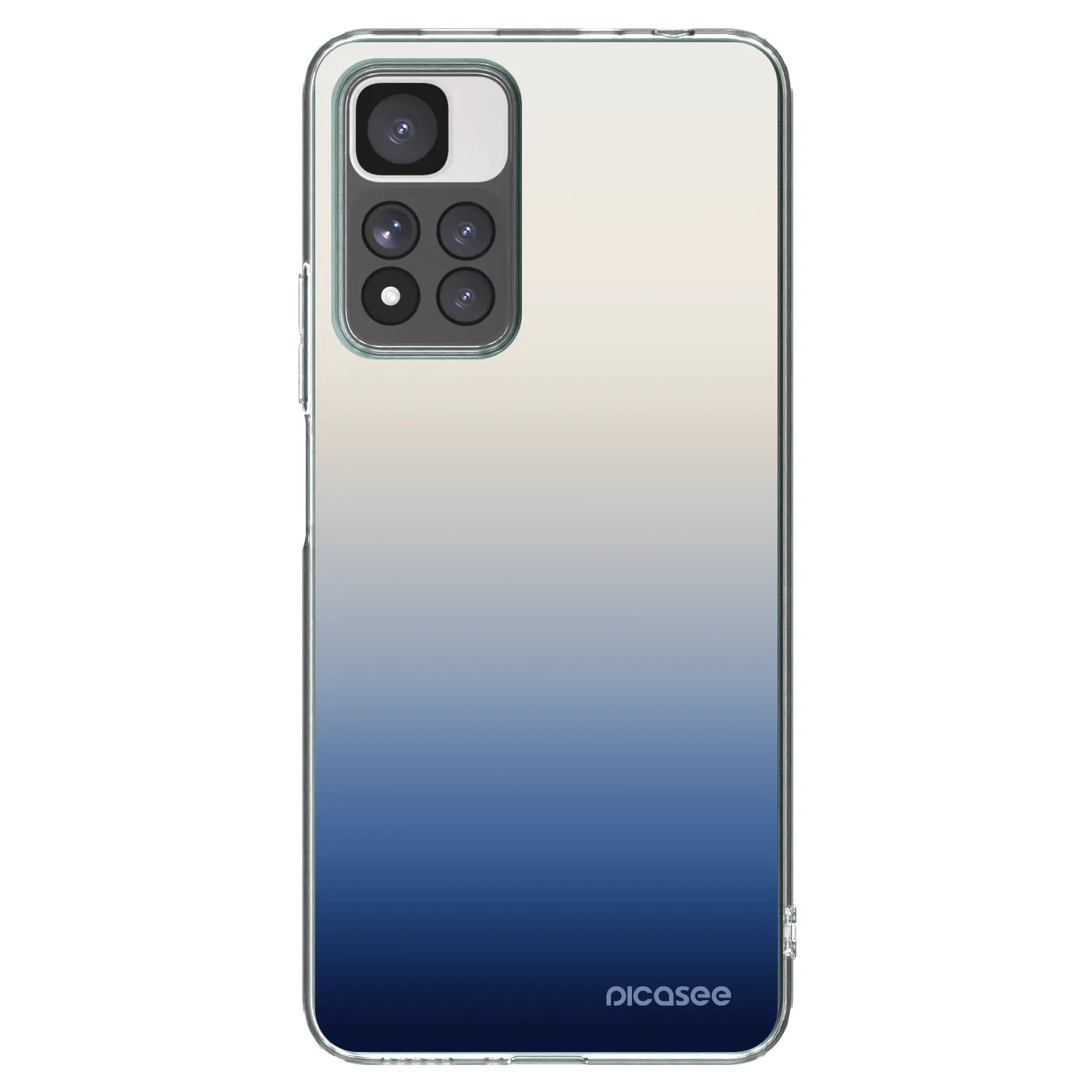 Picasee Xiaomi Redmi Note 11 Pro+ 5G Hülle - Transparentes Silikon - Gravity Fade