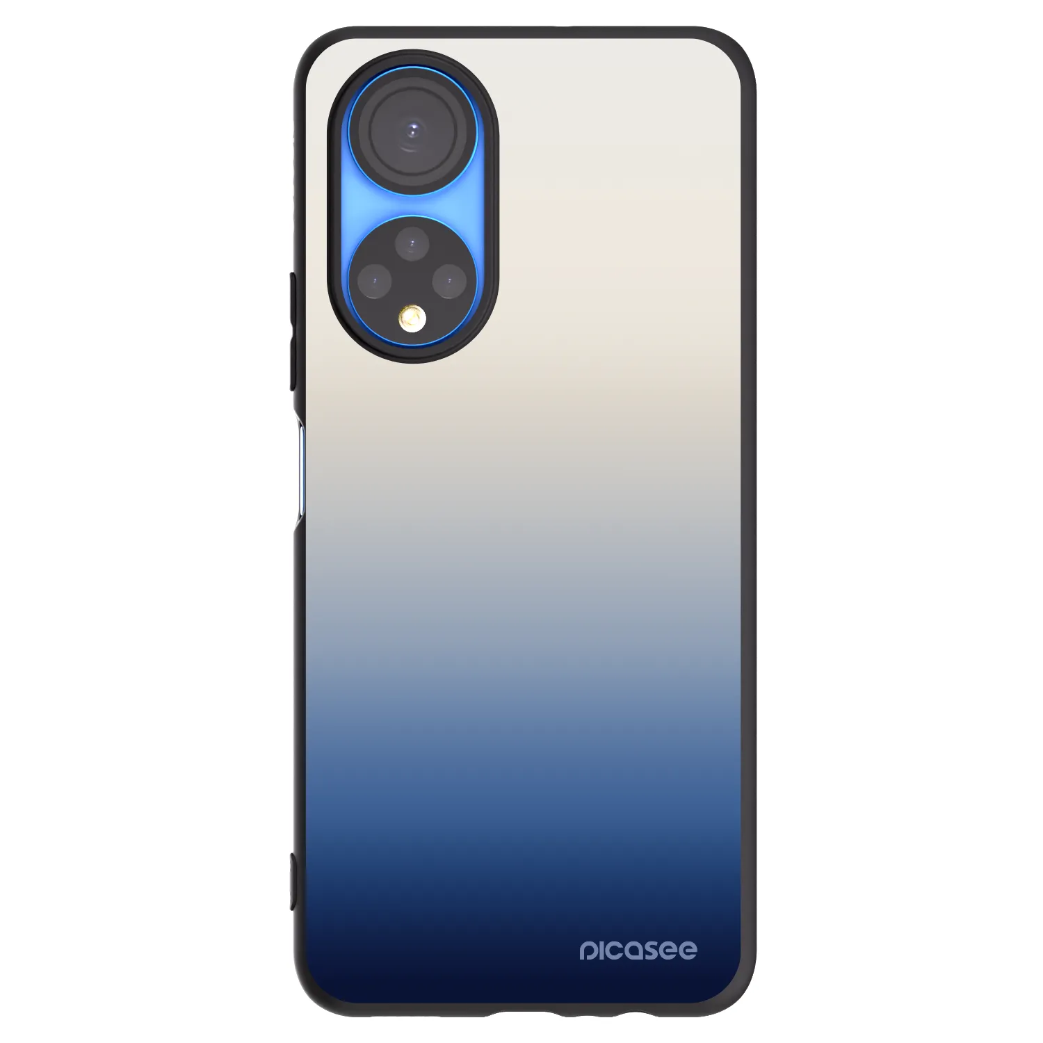 Picasee Honor X7 Hülle - Schwarzes Silikon - Gravity Fade