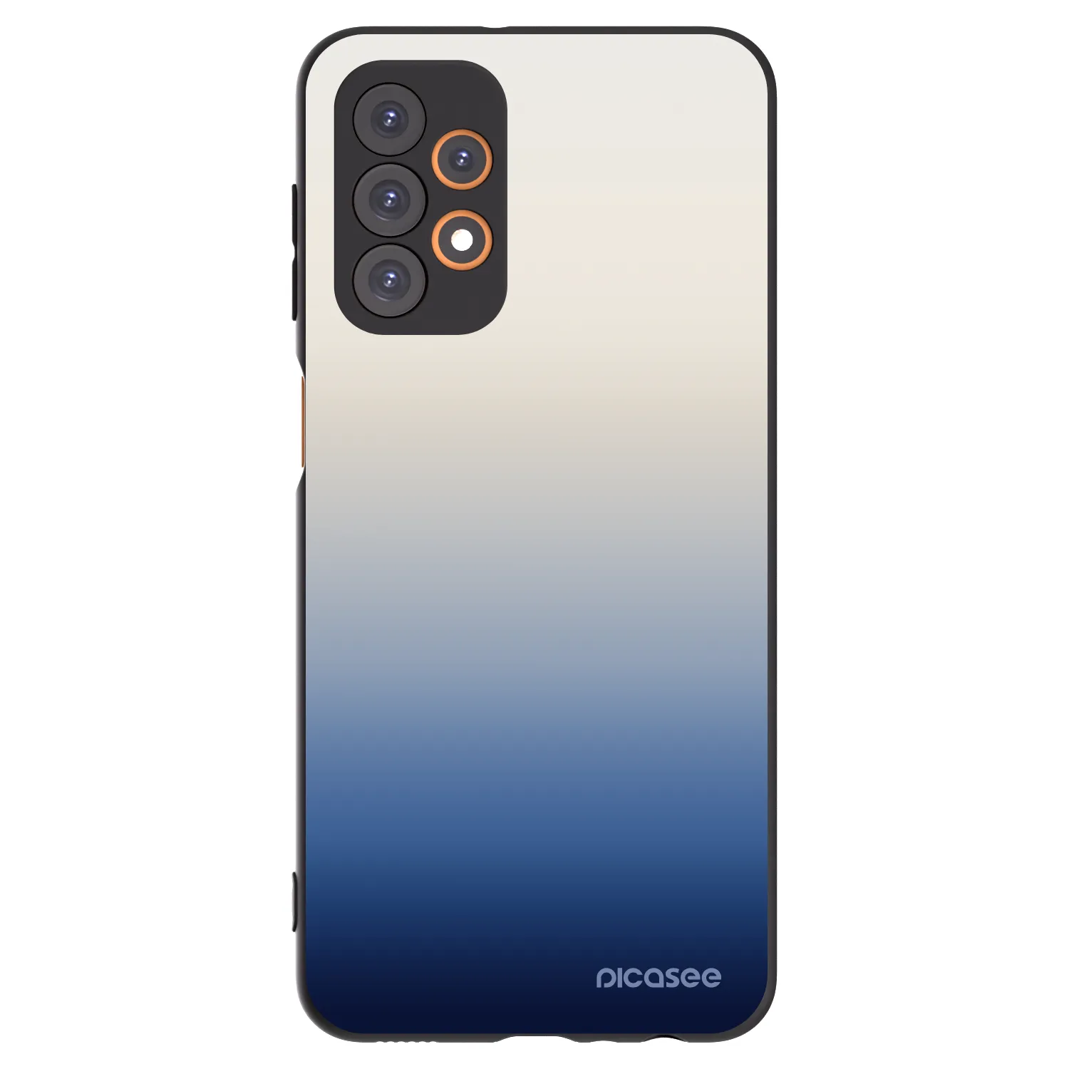 Picasee Samsung Galaxy A23 A235F 4G Hülle - Schwarzes Silikon - Gravity Fade