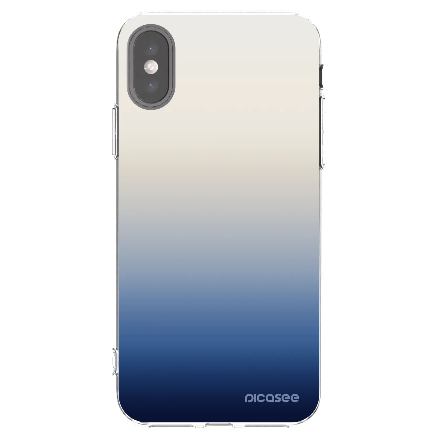 Picasee Apple iPhone X/XS Hülle - Transparentes Silikon - Gravity Fade
