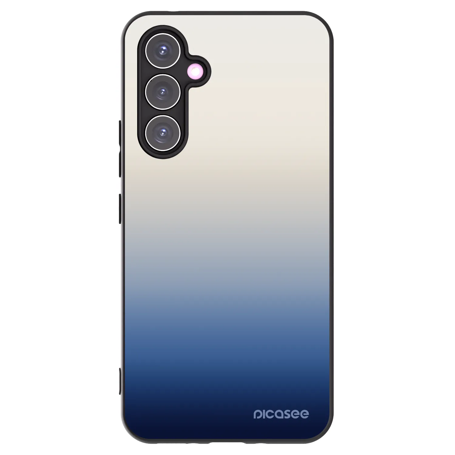 Picasee Samsung Galaxy A54 5G A546B Hülle - Schwarzes Silikon - Gravity Fade