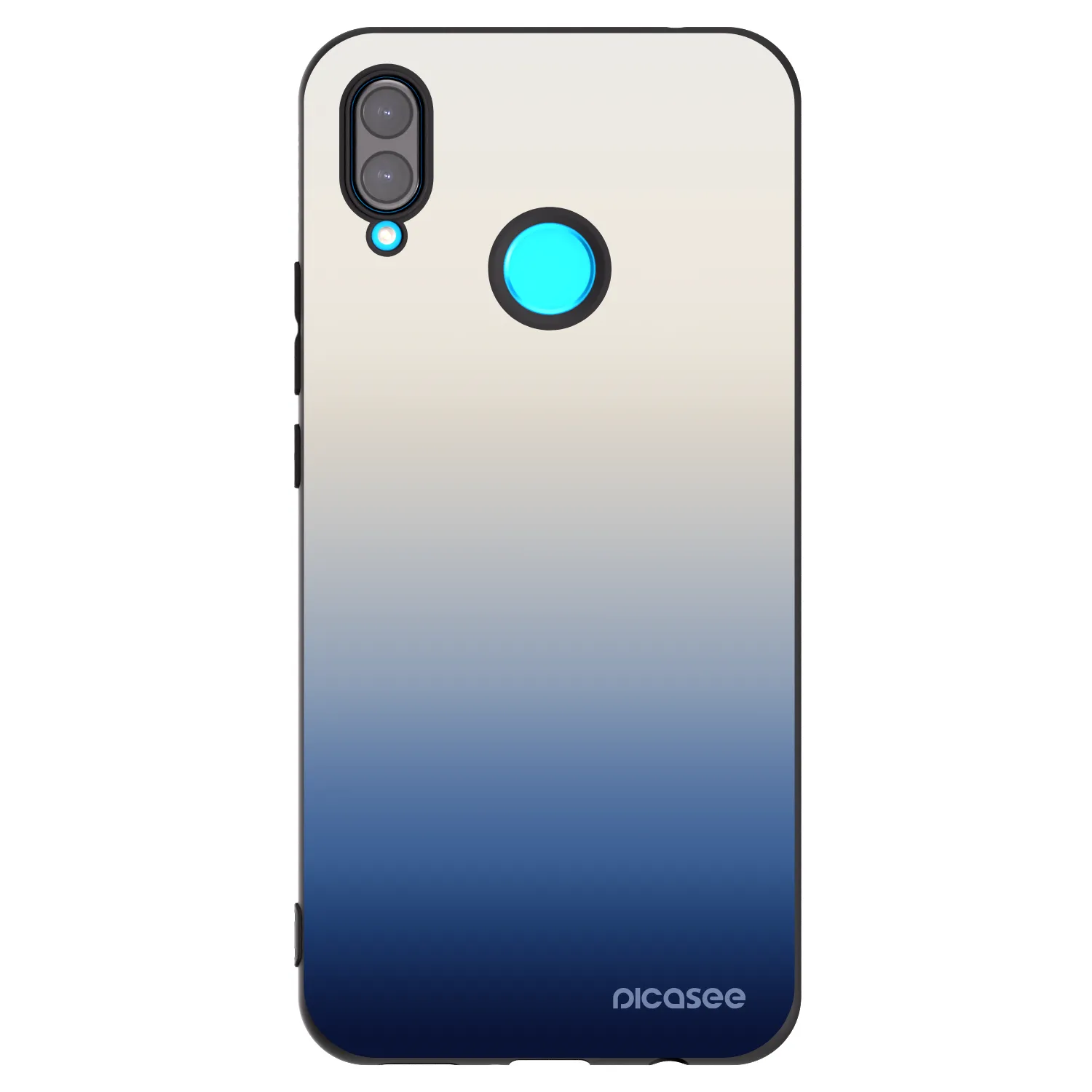 Picasee Huawei Nova 3 Hülle - Schwarzes Silikon - Gravity Fade