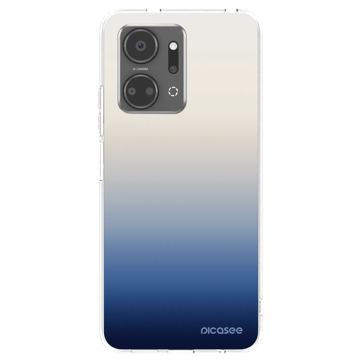 Picasee Honor X7a Hülle - Transparentes Silikon - Gravity Fade