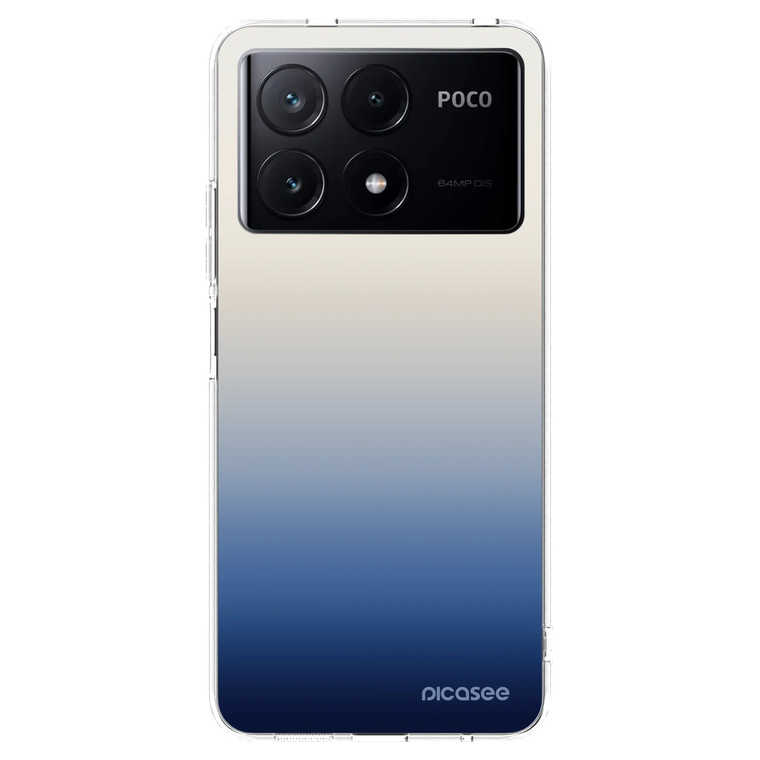 Picasee Xiaomi Poco X6 Pro Hülle - Transparentes Silikon - Gravity Fade