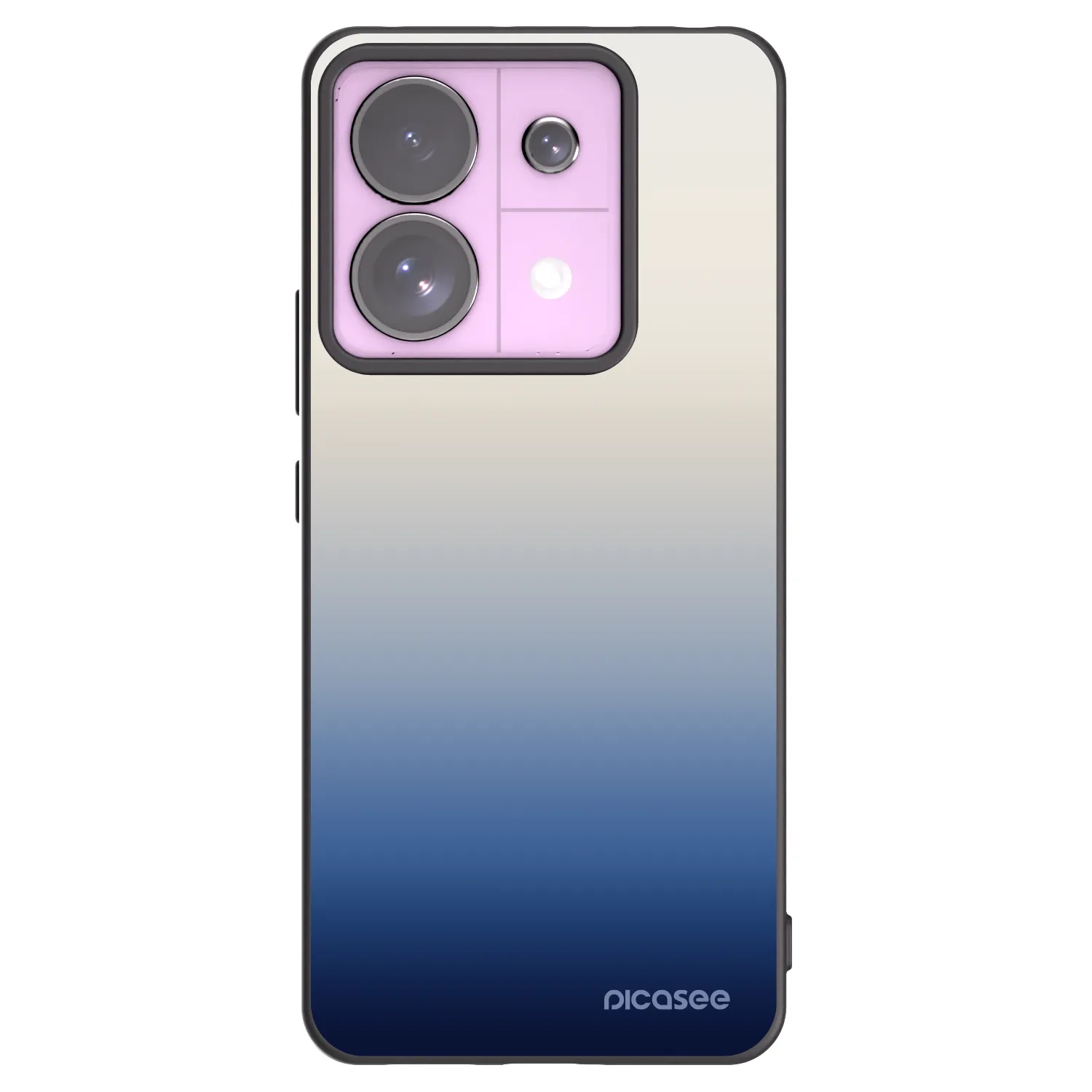 Picasee Xiaomi Redmi Note 13 Pro 5G Hülle - Schwarzes Silikon - Gravity Fade