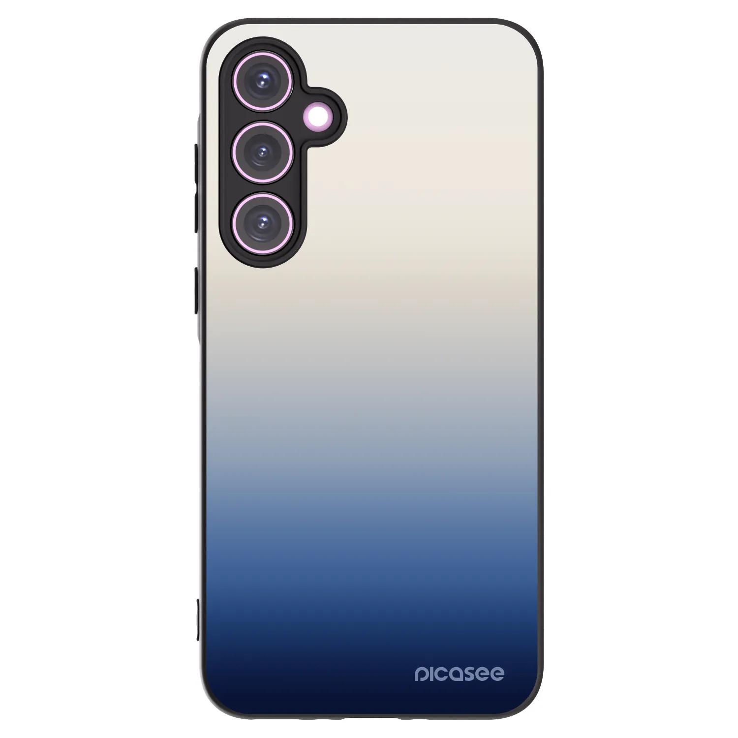 Picasee Samsung Galaxy A35 5G A356B Hülle - Schwarzes Silikon - Gravity Fade