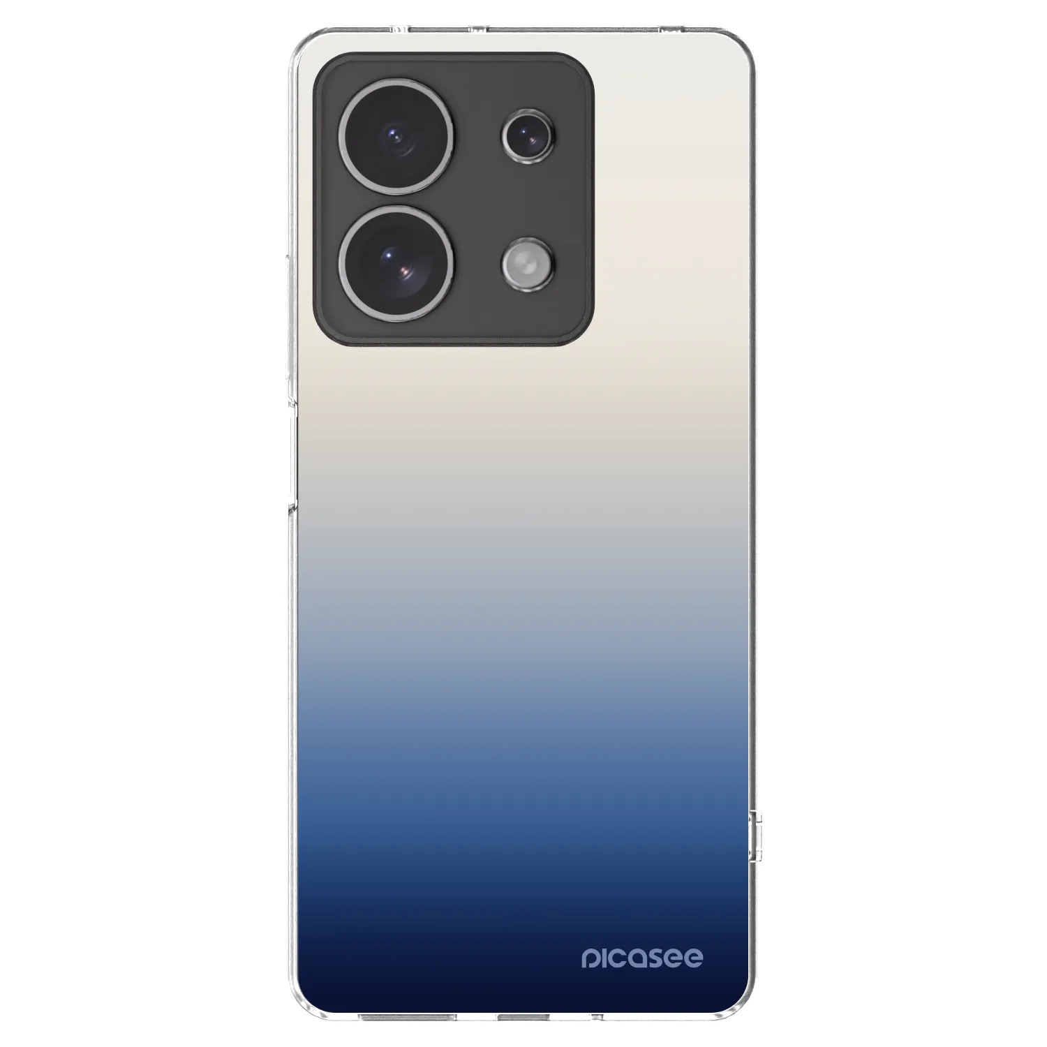 Picasee Xiaomi Redmi Note 13 4G Hülle - Transparentes Silikon - Gravity Fade