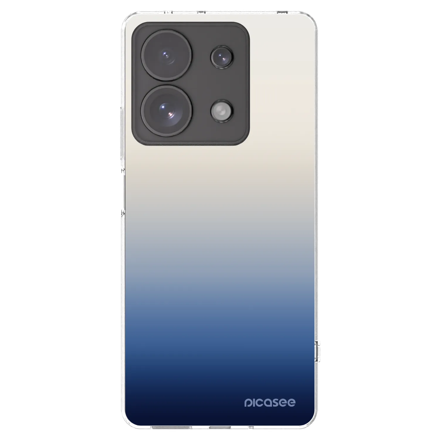 Picasee Xiaomi Redmi Note 13 Pro 4G Hülle - Transparentes Silikon - Gravity Fade