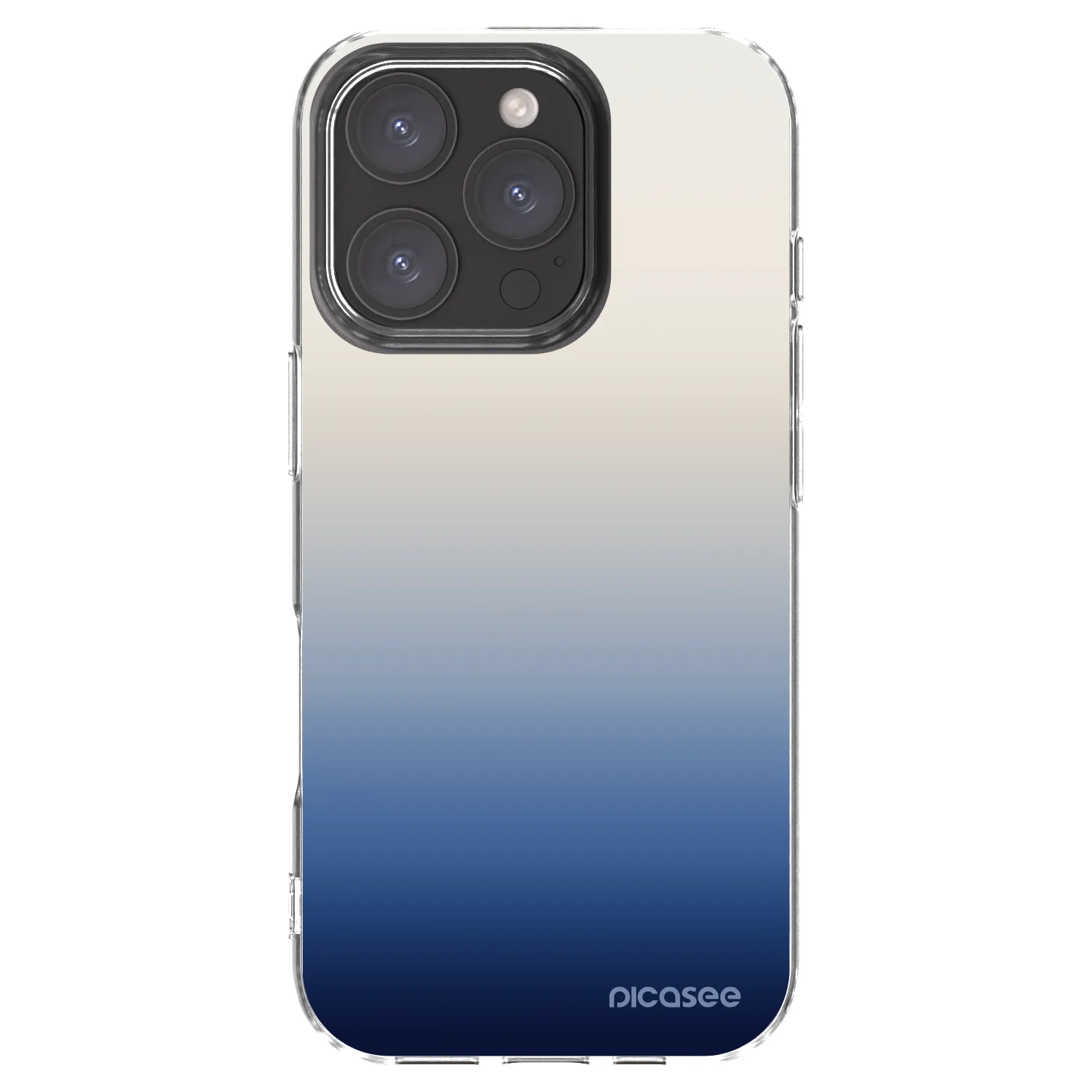 Picasee Apple iPhone 16 Pro Hülle - Transparentes Silikon - Gravity Fade